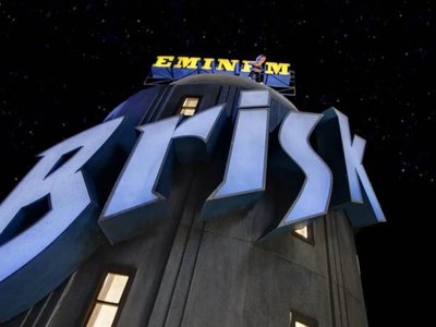 We created this miniature apartment tower shaped like a can with light up signs we created for the Eminem Brisk stop motion Superbowl commercial. https://youtu.be/CCBnUx5uMqE	